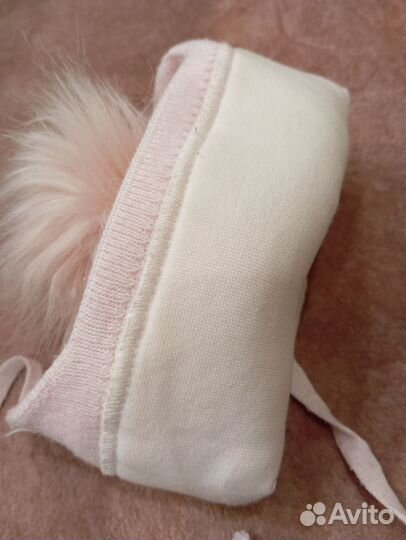 Шапка зимняя для девочки 44 46