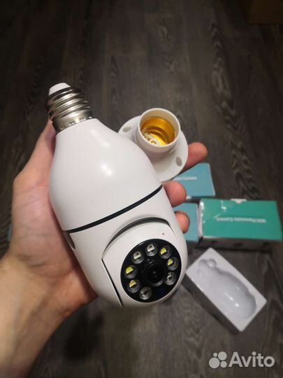 Камера-Лампочке Е27 128 Гб