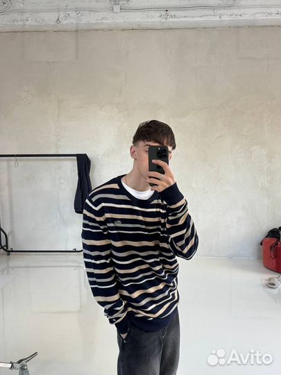 Винтажный разноцветный свитер Lacoste