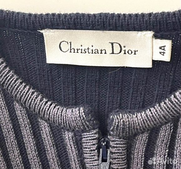 Кардиган на молнии Christian Dior 4 года оригинал