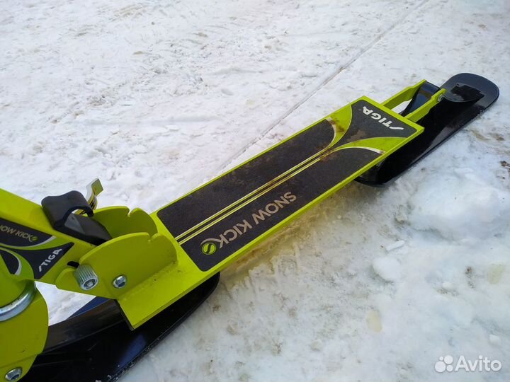 Самокат-снегокат детский