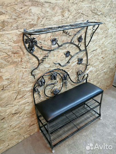 Кованная вешалка № 21