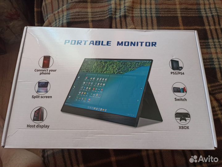 Дополнительный портативный монитор jshix 15,6