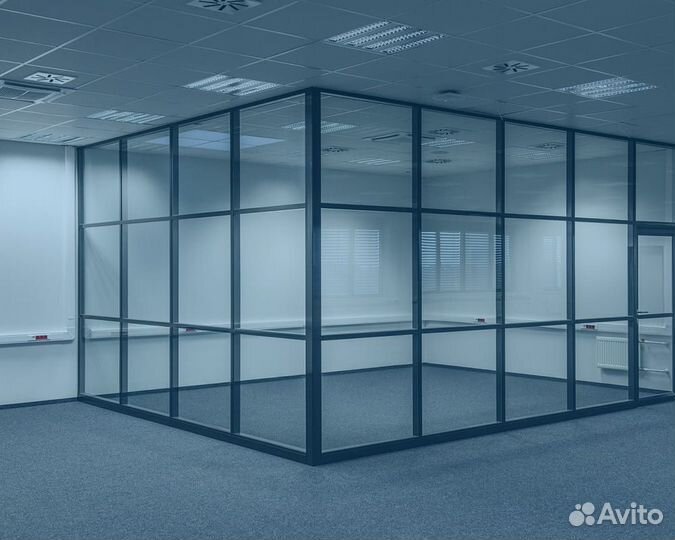 Офисные перегородки из стекла на заказ