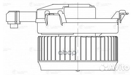 Э/вентилятор отоп. для а/м Honda CR-V (12) /Accord