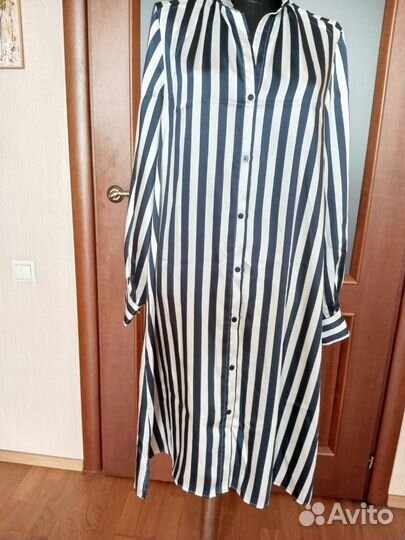 Платье рубашка zara xl