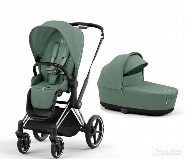 Cybex priam travel system 2023 leaf green 2/1