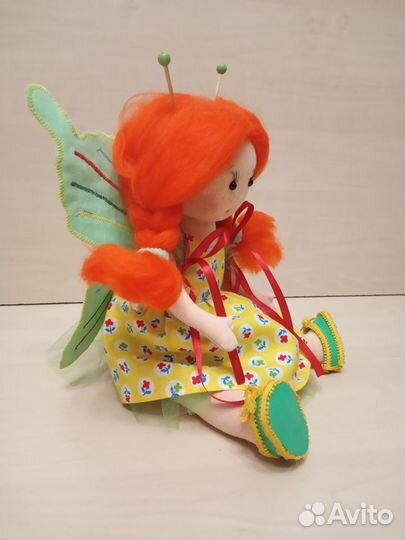 Текстильная кукла Бабочка