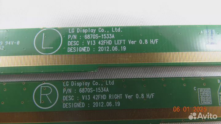 6870S-1533A 6870S-1534A LG 42LN613V