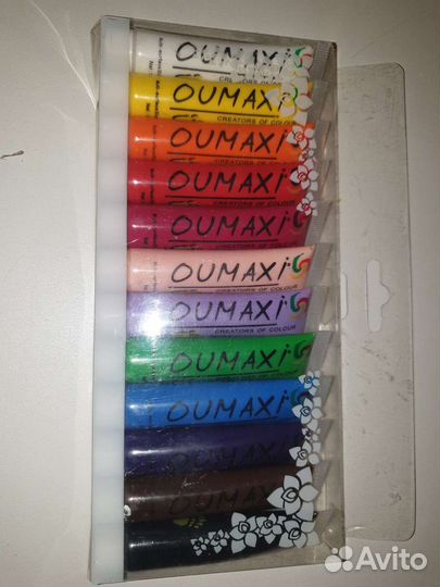 Краски акриловые Oumaxi
