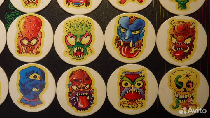 Thriller caps, Полная коллекция, Фишки, кэпсы 90х