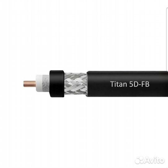 Кабель 50 Ом Titan 5D-FB PVC/CCA