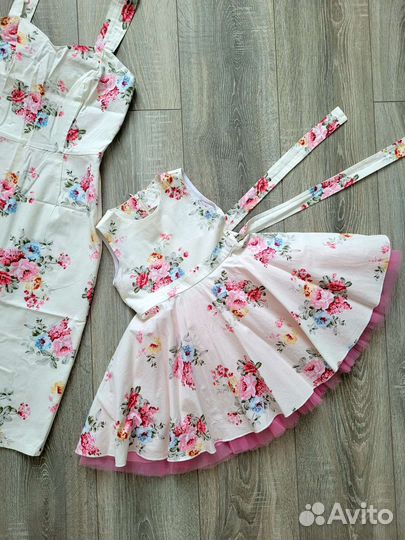 Платье мама дочка