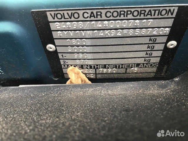 Разбор на запчасти Volvo S40 / V40