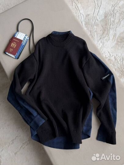 Рубашка свитер Balenciaga оверсайз (топ 2025 )