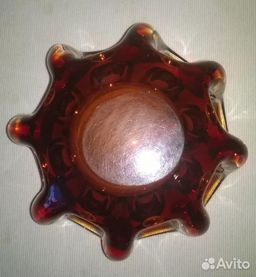 Ваза цветное стекло лзхс