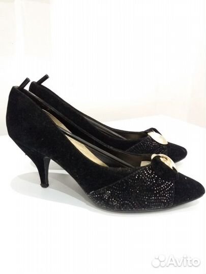 Туфли замшевые р. 36 б/у