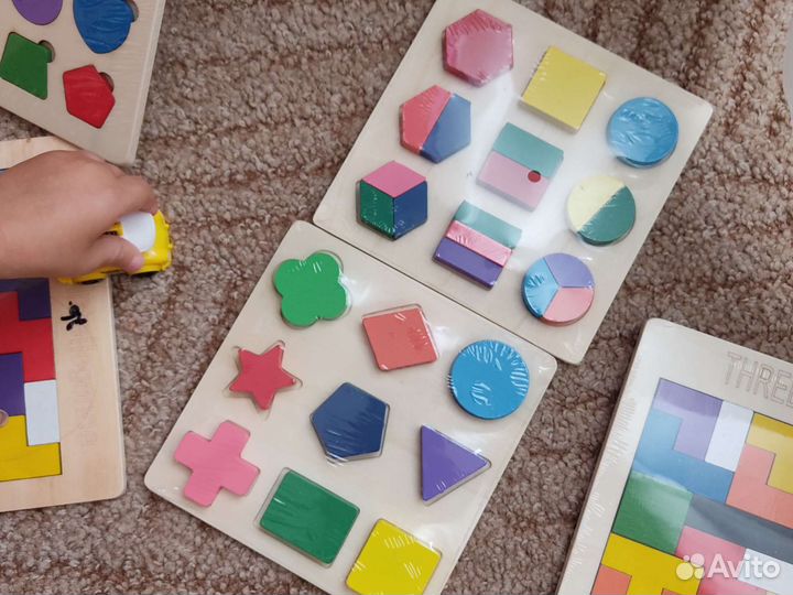 Новые Развивающие деревянные игрушки/сортер/шнуро