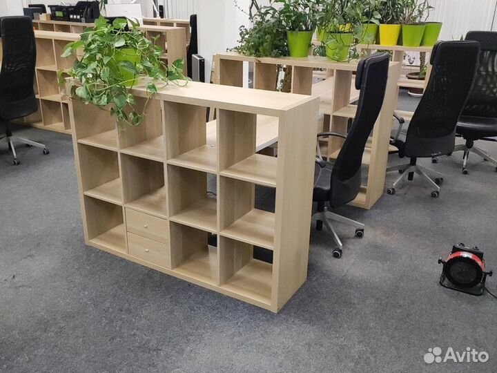 Стеллаж IKEA kallax беленый дуб (оригинал) каллакс