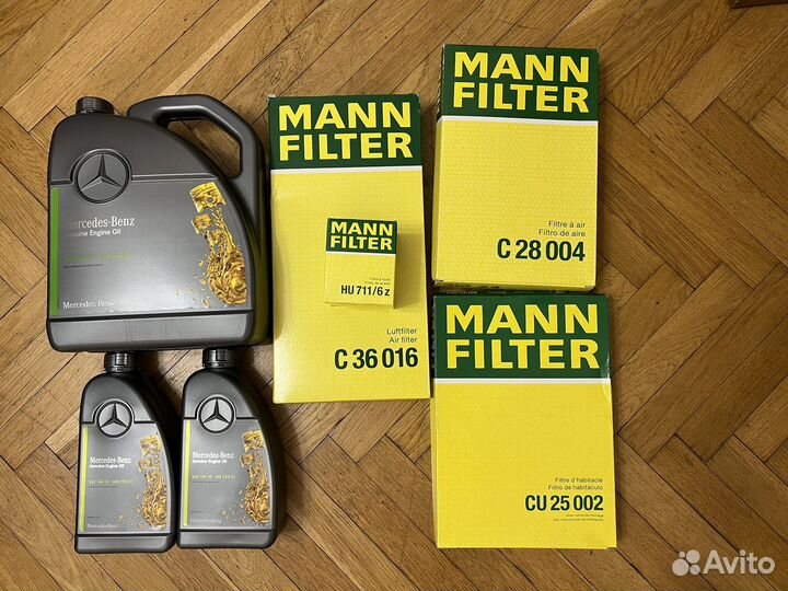 Фильтры то Mercedes GL 166