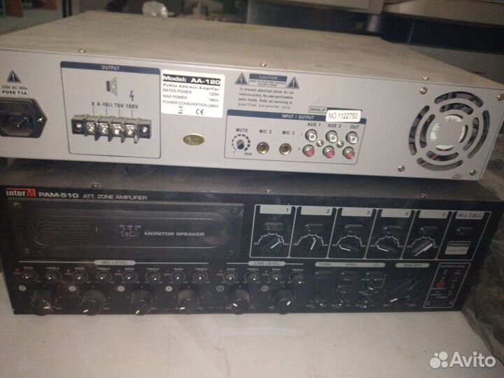 Модульный усилитель,трансляционный, микшер