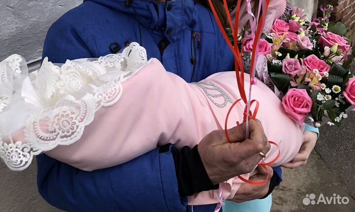 Конверт на выписку для девочки