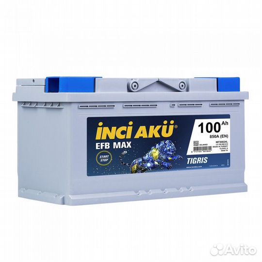 Аккумулятор Inci AKU EFB MAX 100R обр. пол. 100 Ач