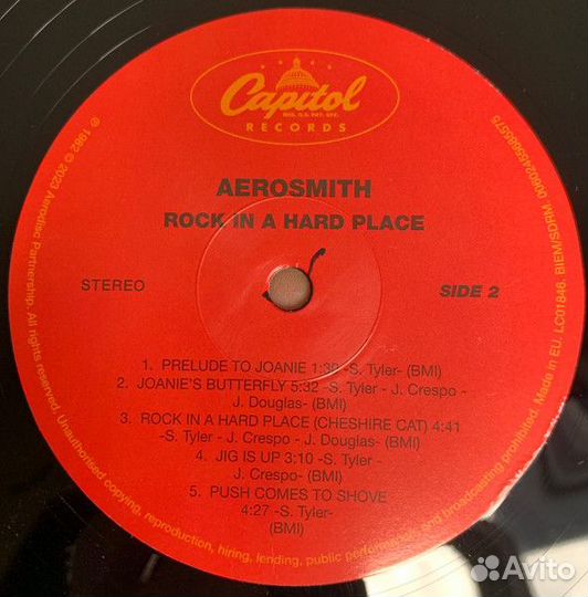 Виниловая пластинка Aerosmith - Rock In A Hard Pla
