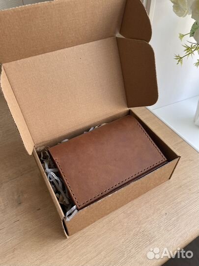 Кожаная обложка на паспорт (гравировка)