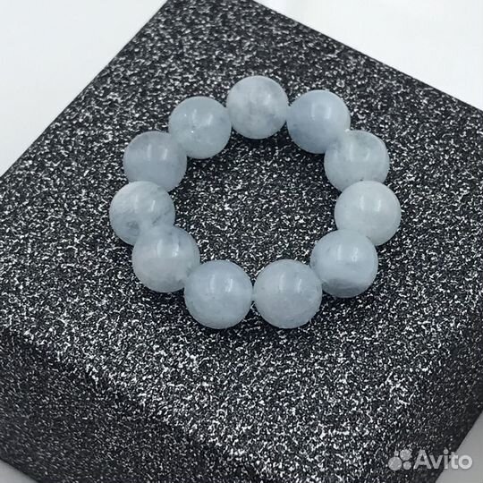 Кольцо аквамарины