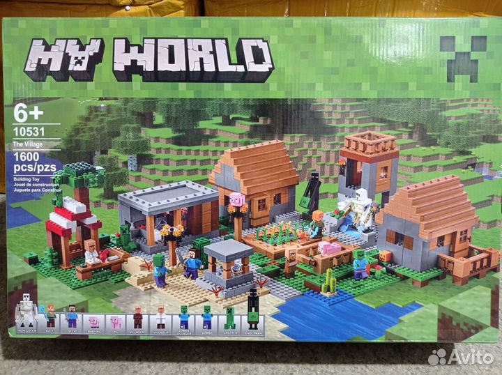 Конструктор Майнкрафт Большая Деревня