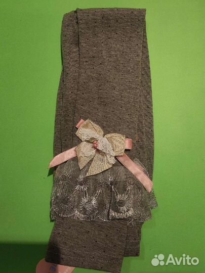 Набор 4 шт леггинсов 7-8 лет