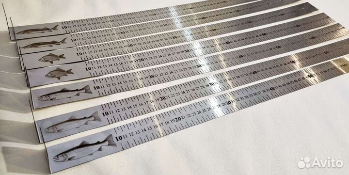Линейка для измерения рыбы 70см