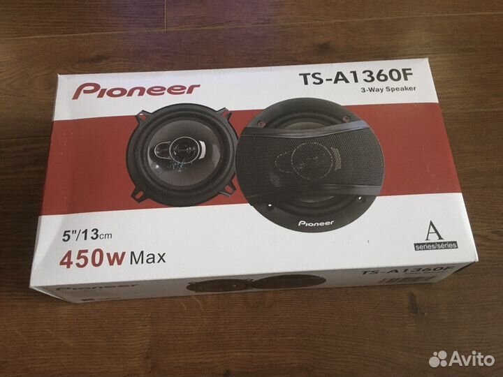 Новые динамики Pioneer TS-A1360F 13см пара