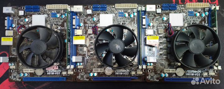 Материнские платы Asus, ASRock H61