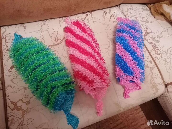 Мочалка ручной работы