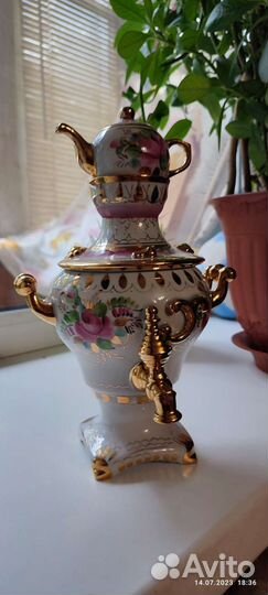 Фарфоровые Самовары. Гжель