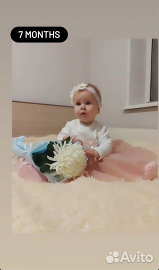 Платье для девочки 9 мес