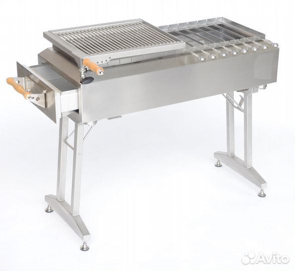 Угольный гриль термомангал многофункциональный