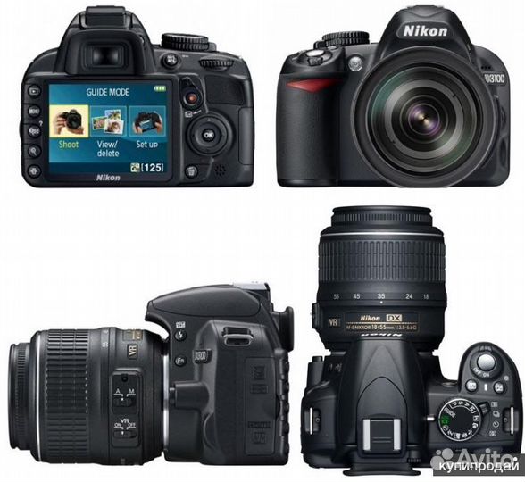 Зеркальный фотоаппарат Nikon D3100 kit 18-105
