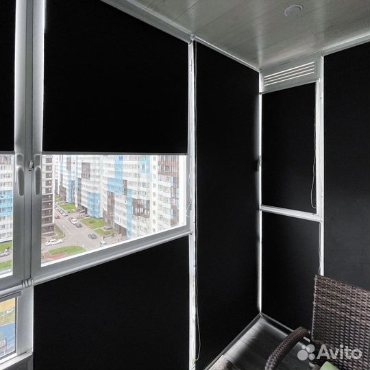 Рулонные шторы блэкаут на заказ