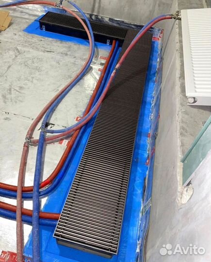 Конвектор внутрипольный водяной