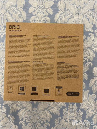 Вебкамера logitech brio 4K