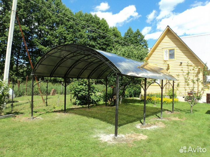 Навесы для автомобиля. Автонавес. Козырьки навесы