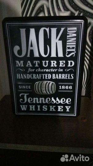 Металлическая коробка Jack Daniels