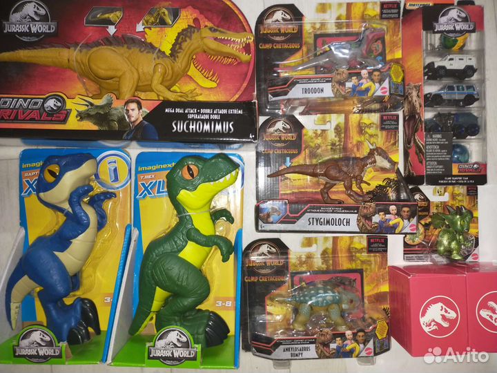 Новые коллекционные динозавры Mattel