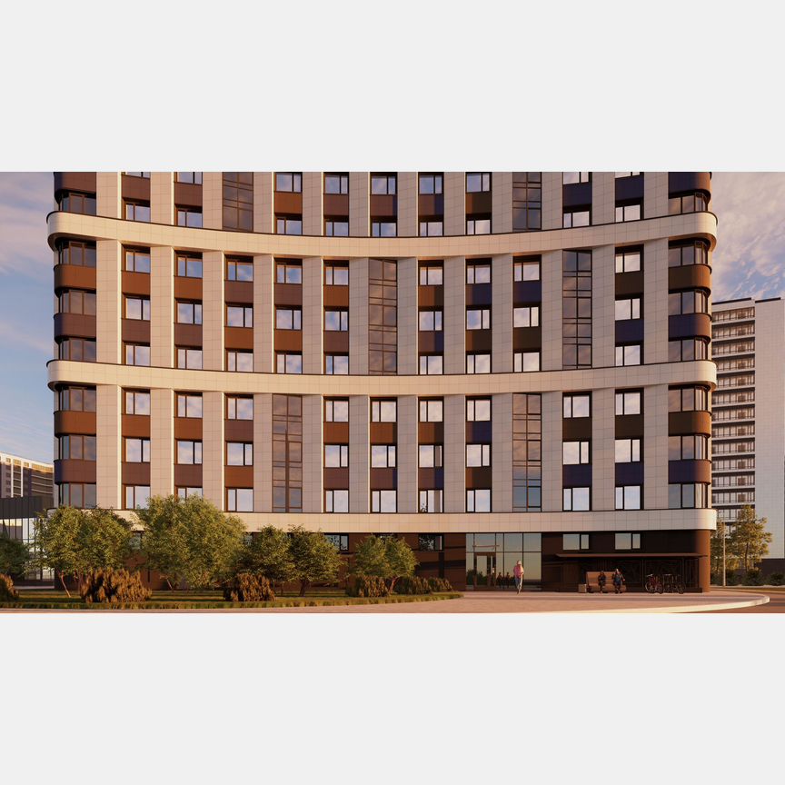 2-к. квартира, 45,3 м², 7/18 эт.