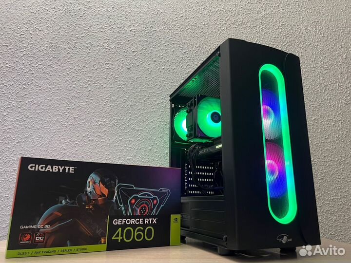 Новый пк Ryzen 5 5600 4.40 GHz и Nvidia RTX 4060