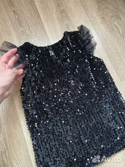 Блузка в пайетках