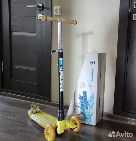 Самокат детский трехколесный бу